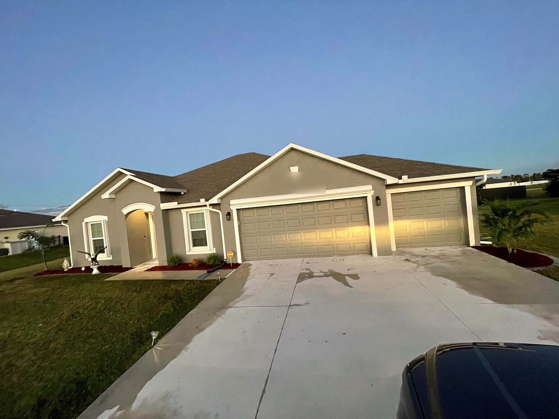 Property after landscape transformation